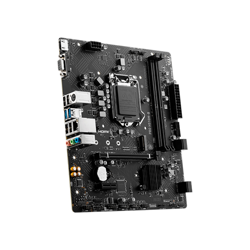 MSI PRO H510M-B - Placa base - micro ATX - Socket LGA1200 - H510 Chipset - USB 3.2 Gen 1 - Gigabit LAN - Tarjeta gráfica (CPU necesaria) - HD Audio (8-canales)