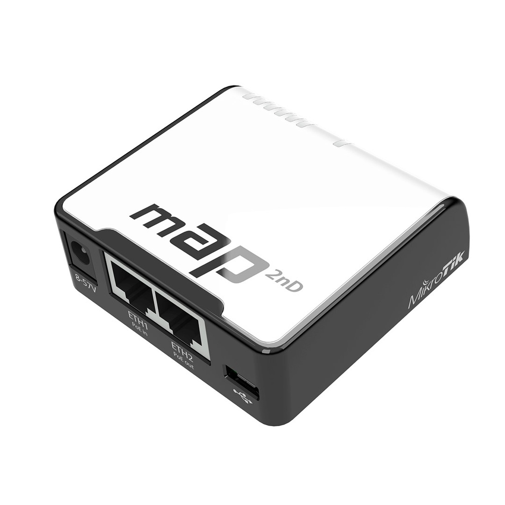 Punto de acceso inalámbrico MikroTik RouterBOARD mAP- Wi-Fi - 2.4 GHz