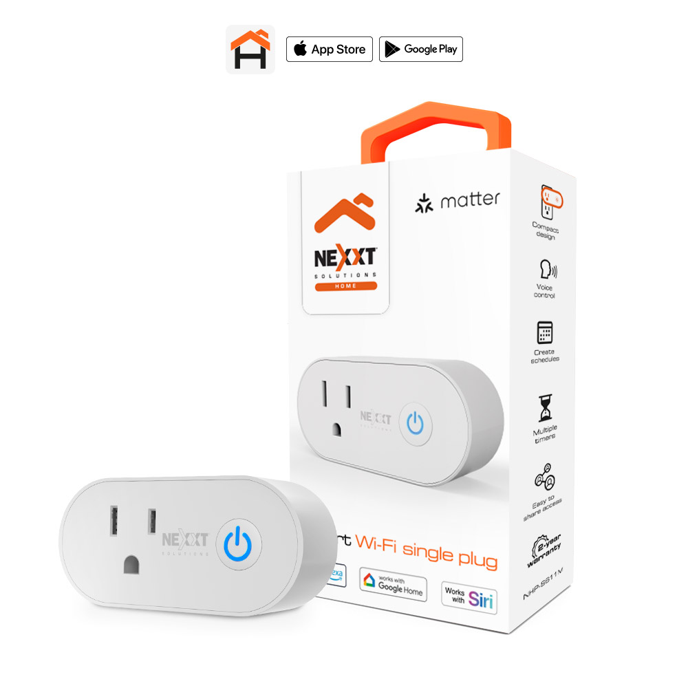 Nexxt Solutions Home - Enchufe inteligente 2PK