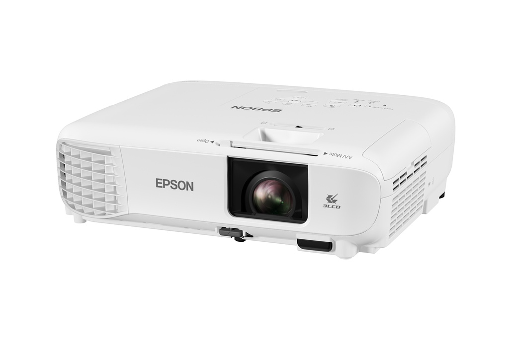Proyector Epson W49 WXGA 1200x800 3LCD RJ45 HDMIx2, VGAx2, RS232x2, 3800 Lúmenes Bocinas Integradas Color Blanco