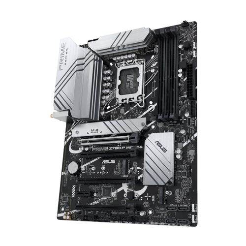 ASUS Prime Z790-P WIFI - Placa base - ATX - Socket LGA1700 - Z790 Chipset - USB-C Gen2, USB 3.2 Gen 1, USB 3.2 Gen 2, USB-C 3.2 Gen 2x2 - 2.5 Gigabit LAN, Wi-Fi 6, Bluetooth - Tarjeta gráfica (CPU necesaria) - HD Audio (8-canales)