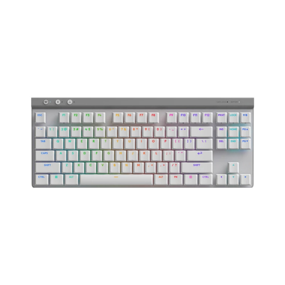 Logitech - Keyboard - Wireless - white - G515 LIGHTSPEED TKL