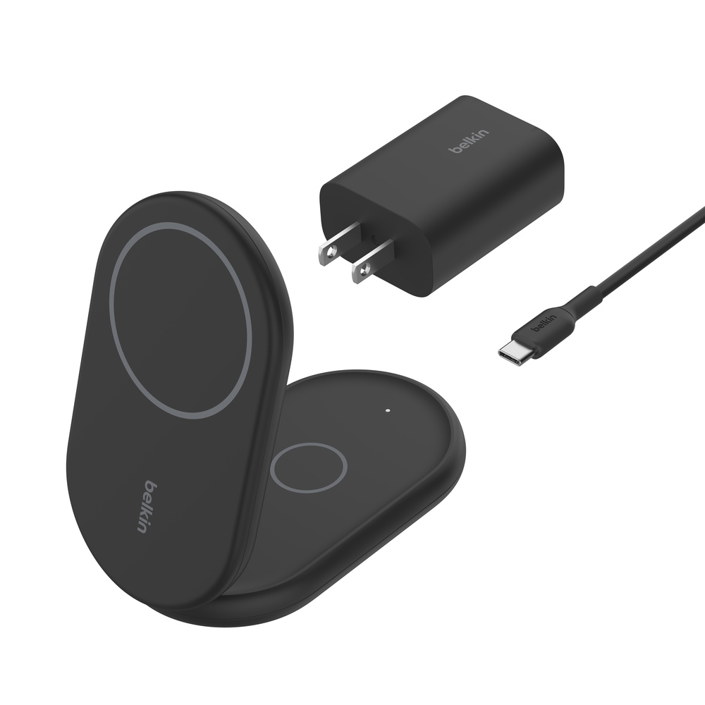 Cargador Belkin 15 Watt - Lithium - Para Universal - 3 in 1 Foldable - Black
