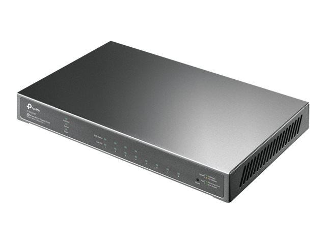 TP-Link JetStream TL-SG2008P - V1 - conmutador - inteligente - 4 x 10/100/1000 + 4 x 10/100/1000 (PoE+) - sobremesa - PoE+ (62 W)