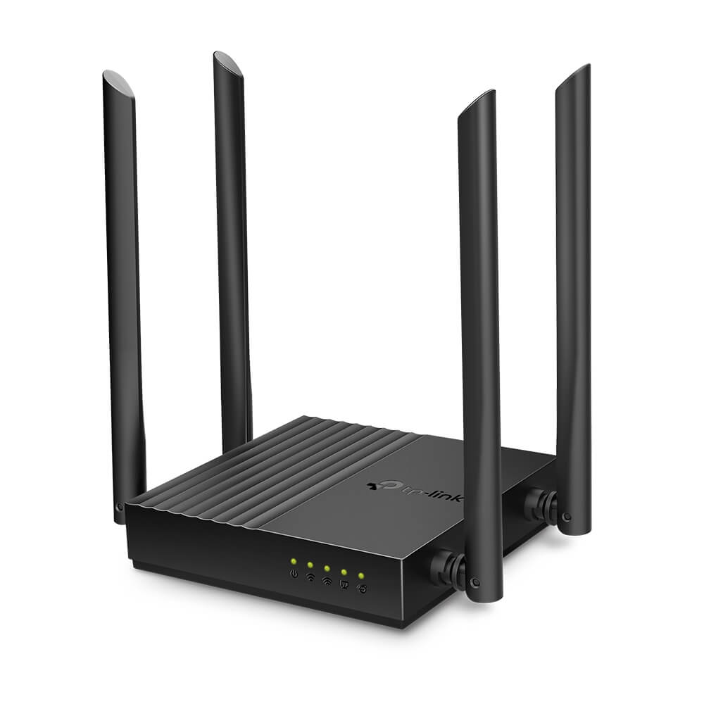 Enrutador inalámbrico TP-LINK Archer C64 V1 - - conmutador de 4 puertos - 1GbE - Wi-Fi 5 - Doble banda