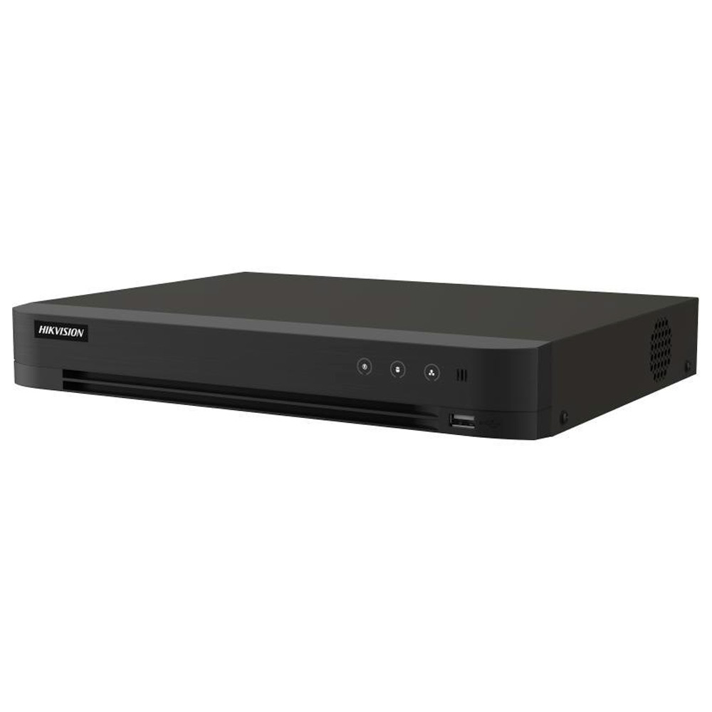 Hikvision - Standalone DVR - 16 Video Channels - 080p 1U H.265 AcuSense DVR