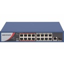 Hikvision - Switch - 16 Port Fast Ethernet Smart PO