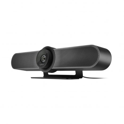 Cámara de conferencias Logitech MeetUp panorámico / inclinación - color - 3840 x 2160 - audio - inalámbrico - Bluetooth LE / NFC - USB 3.0 - MJPEG
