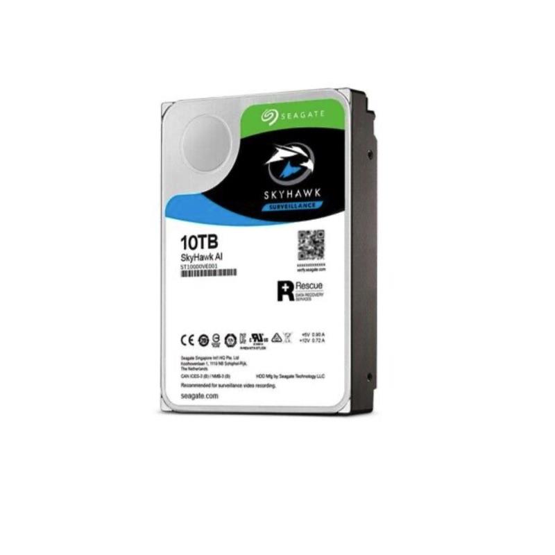 Disco duro Segate 10 TB SkyHawk AI ST10000VE001 - interno - 3.5" - SATA 6Gb/s - 7200 rpm - búfer: 256 MB