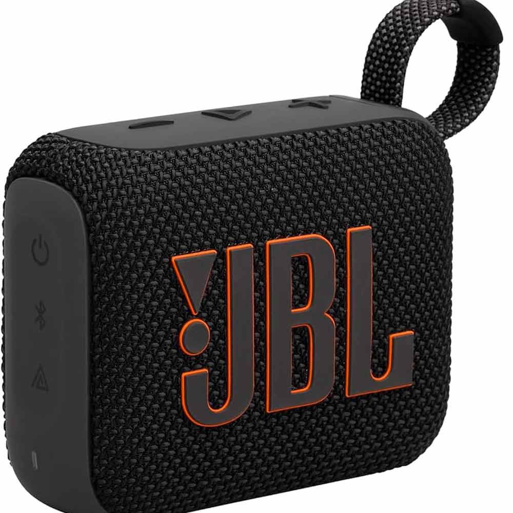 JBL Go 4 - Altavoz - para uso portátil - inalámbrico - Bluetooth - controlado por aplicación - 4.2 vatios - negro