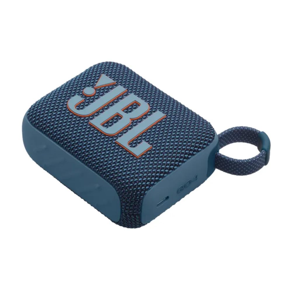 JBL Go 4 - Altavoz - para uso portátil - inalámbrico - Bluetooth - controlado por aplicación - 4.2 vatios - azul