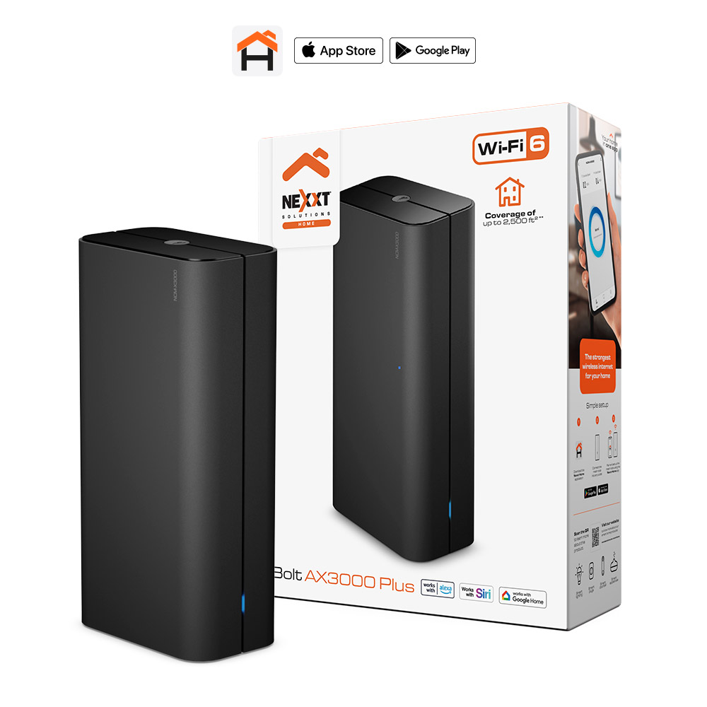 Nexxt Solutions Home - Router - Wireless Mesh - 802.11a/b/g/n/ac/ax - Desktop