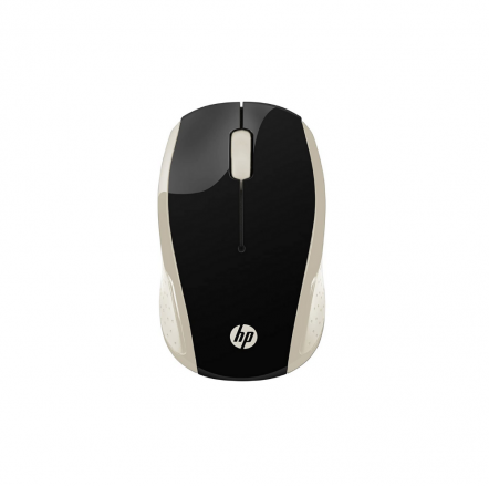 Mouse HP 200 inalámbrico Silk gold