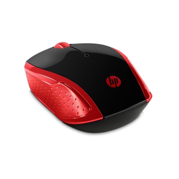 Mouse óptico inalámbrico Hp - Rojo diablo - 200 Emprs