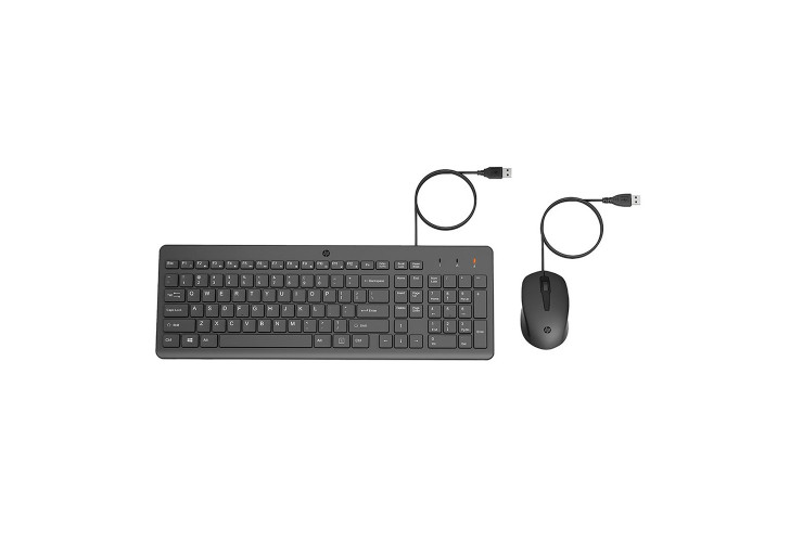 HP 150 - Juego de teclado y ratón - USB - Latinoamérica - negro - para HP 21, 22, 24, 27; Pavilion 24, 27, TP01; Pavilion Laptop 13, 14, 15