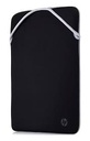 HP - Funda para portátil - 14.1" - Negro plateado - Protector reversible