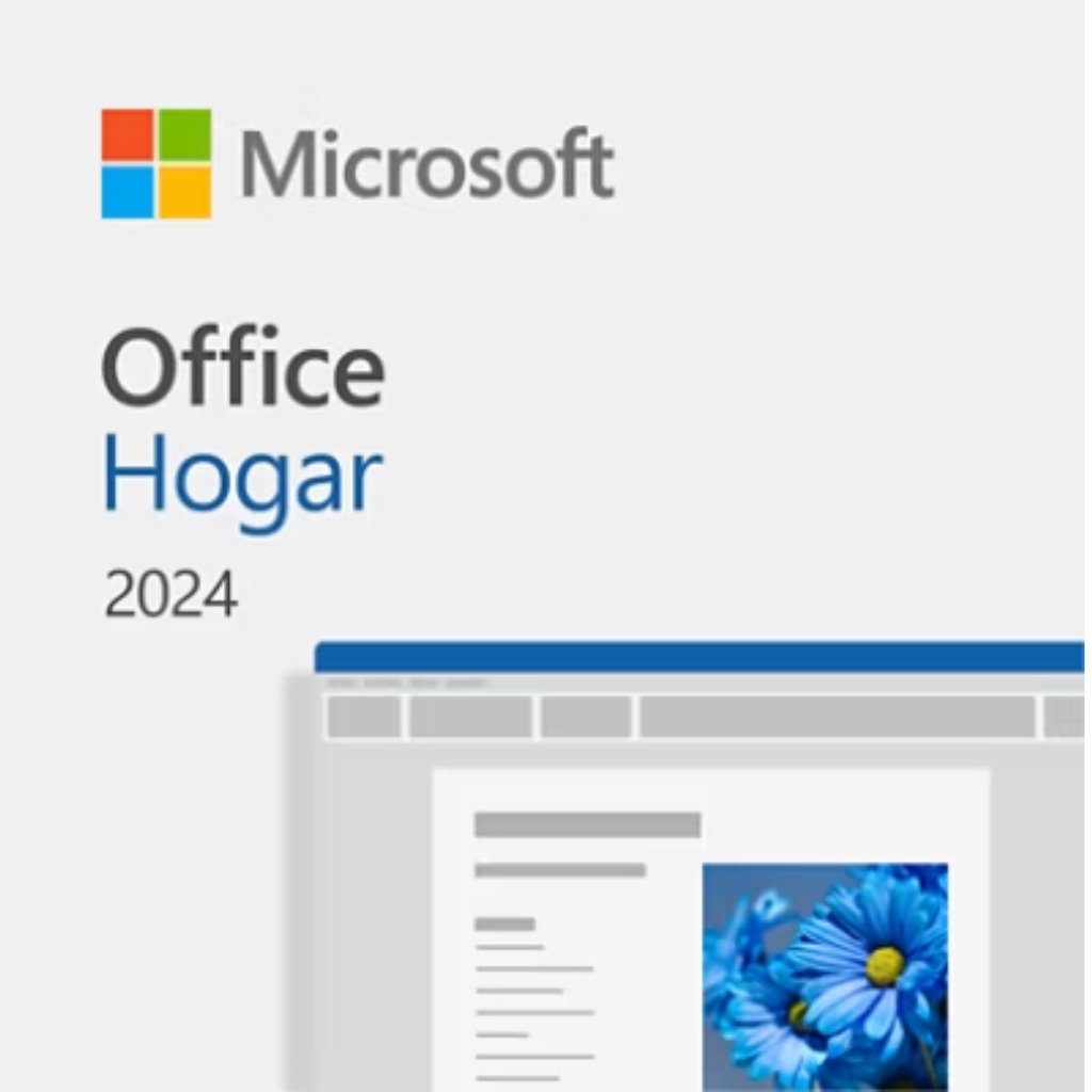 Licencia básica Microsoft Office Hogar 2024 1 usuario activo Tarjeta de activación Windows / MacOS Todos los idiomas