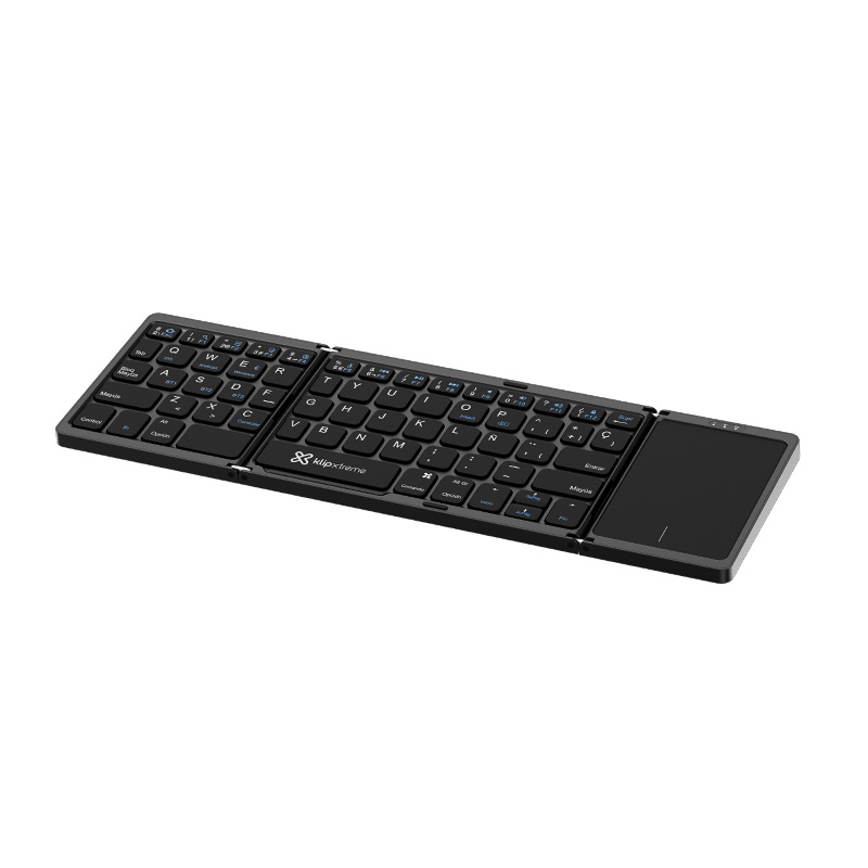 Klip Xtreme - Keyboard and Touchpad - Spanish - Wireless - Bluetooth 5.0 - Black - KCK-650S-BK