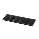 Teclado FlexPlit - Klip Xtreme -   inalámbrico plegable con panel táctil compatible con Bluetooth - Negro