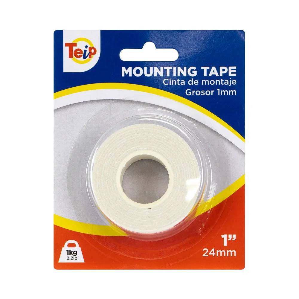CINTA ADHESIVA TEIP MOUNTING 1"X1.5MT