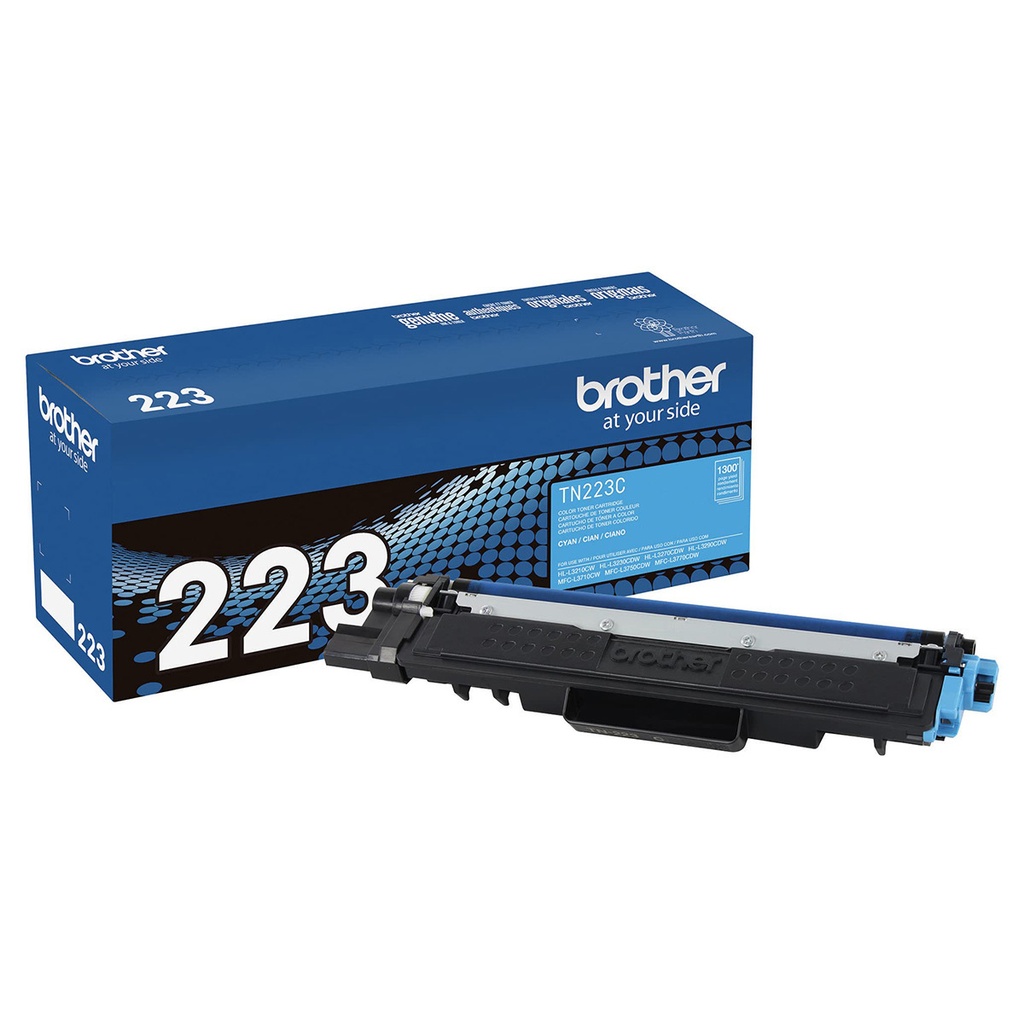 Tóner Brother TN-223 Cyan Rendimiento Estándar