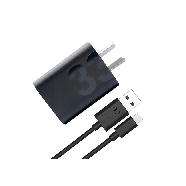 Cargador + Cable Motorola, 33W, Tipo C A Tipo C