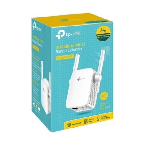 TP-Link TL-WA855RE 300Mbps Mini Wireless N Range Extender - Extensor de rango Wi-Fi - 100Mb LAN - Wi-Fi - 2.4 GHz