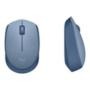 Logitech M170 Wireless Mouse, Ambidextrous, Blue Gray - Ratón - diestro y zurdo - óptico - 3 botones - inalámbrico - 2.4 GHz - receptor inalámbrico USB - azul/gris