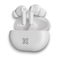 Klip Xtreme - auriculares inalámbricos - Para Phone / Para Portable electronics / Para Tablet - Wireless - 17Hrs IPX White