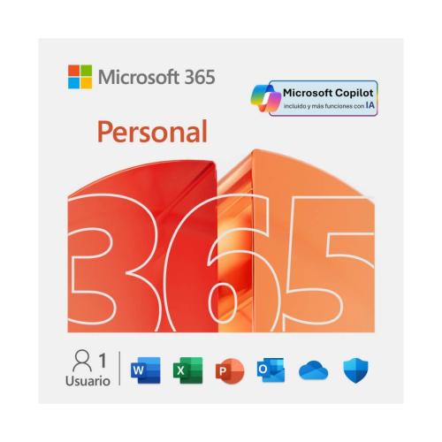 Microsoft 365 Personal 1año - Licencia de suscripción 1 usuario, ESD- Windows / MacOS / iOS / Android