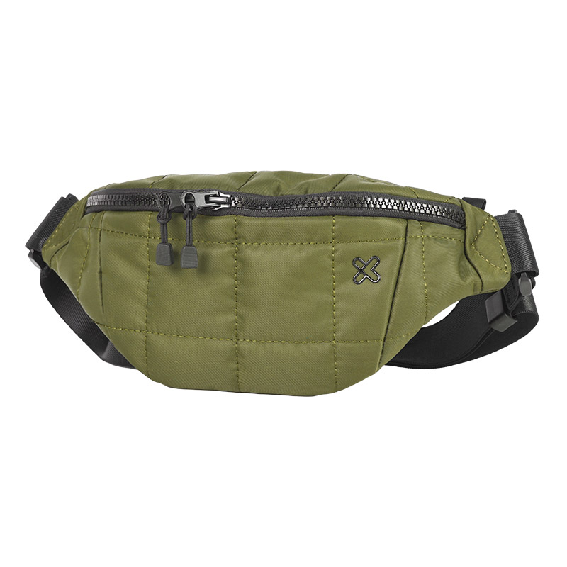 Cangurera ISA BELT - Klip Xtreme KFP-550, Repelente Al Agua Color Verde Oscuro