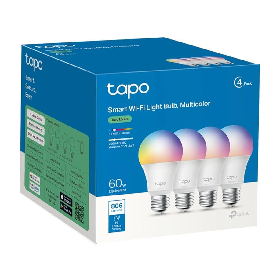 Bombilla LED Tapo L530E E27 8.7W 2500-6500K