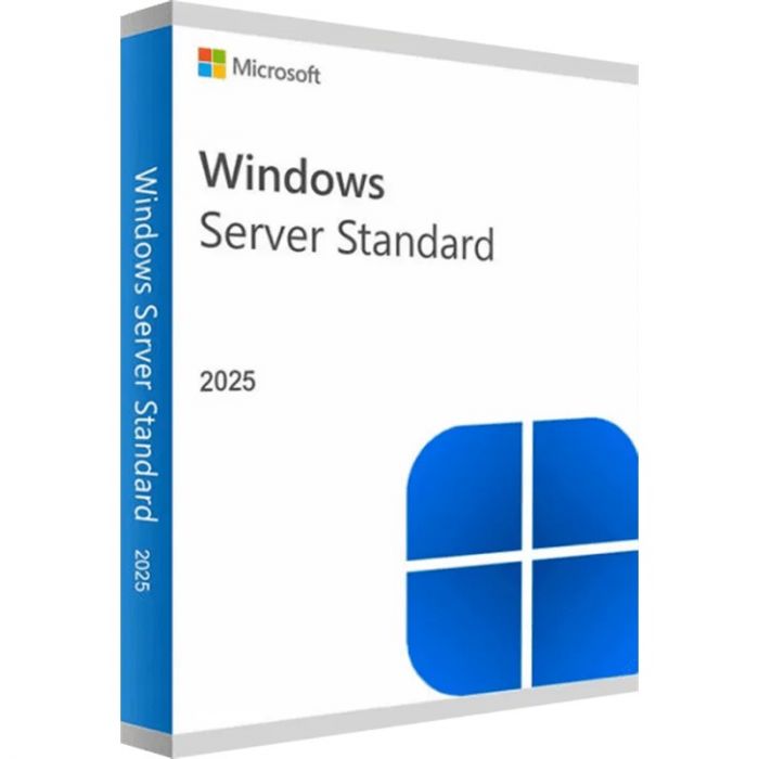Licencia Microsoft Windows Server Std 2025 64bits - DVD-ROM