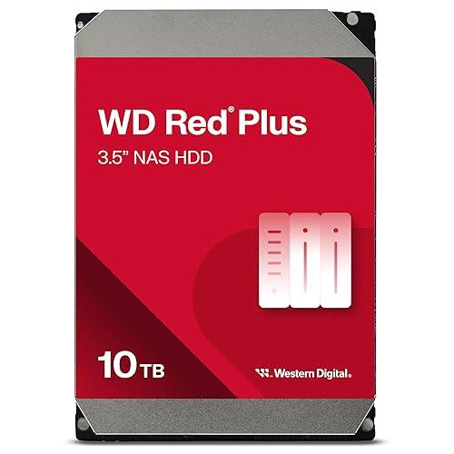 Western Digital WD Red Plus NAS Hard Drive - Internal hard drive - 10 TB - 3.5" - 7200 rpm - Serial ATA