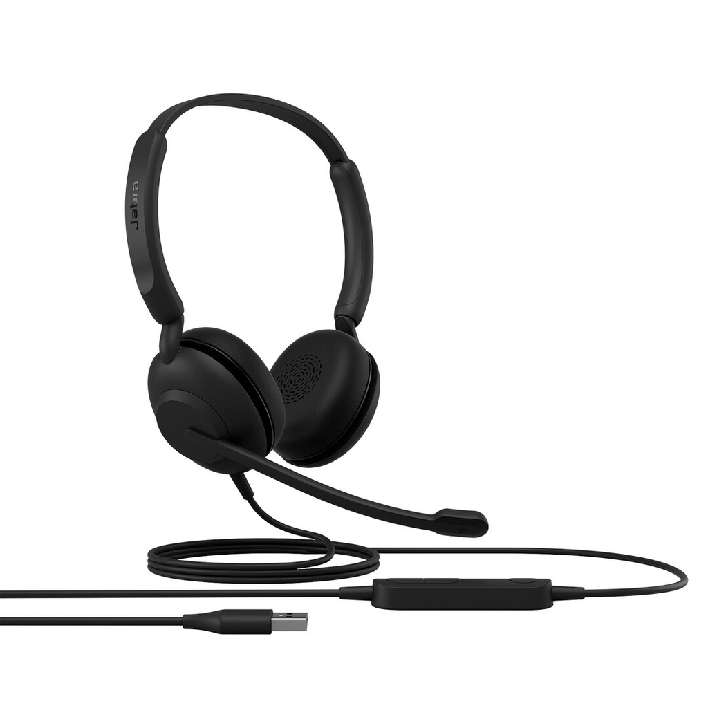 Jabra Evolve - 10 - Handset - USB-A - Leatherettes - Negro - 2699-820-109