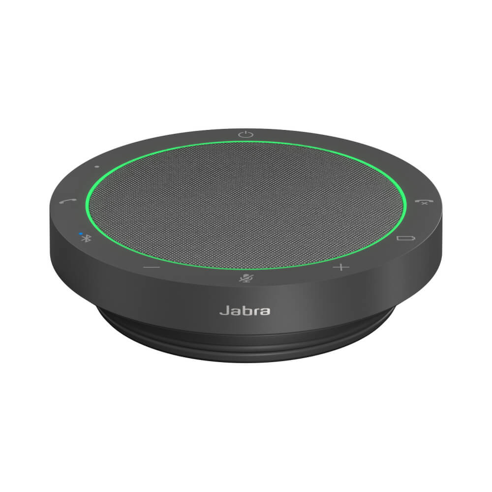 Jabra Speak2 55 UC - Altavoz manos libres - Bluetooth - cableado, inalámbrico - USB-A, USB-C - gris oscuro - Certificado por Zoom, Certificado por Amazon Chime, Certificado por Google Fast Pair, Certificado por Google Meet
