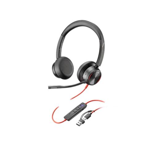 POLY - Headphones - Wired - Blackwire 8225 Stereo