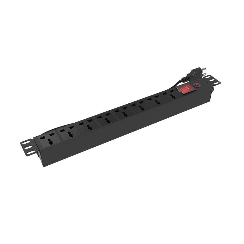 Nexxt Solutions Infrastructure - Unidad de distribución de energía- Rack-mountable - AC 220-250 V - 8 Tomas de Corriente - UNIV NEMA 15A 1U