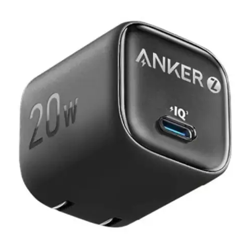 Cargador Anker USB-C 20W PIQ 3.0 Sin Cable, Color Negro A2699J11