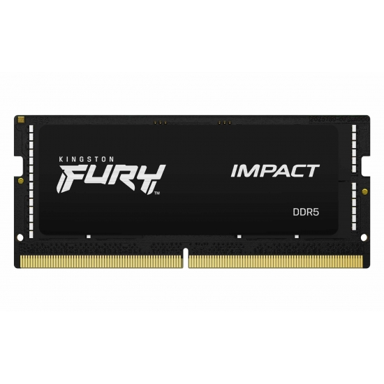 Kingston FURY Impact - DDR5 - módulo - 16 GB - SO DIMM de 262 contactos - 5600 MT/s / PC5-44800 - CL40 - 1.1 V - sin búfer - on-die ECC