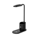Lámpara LED de escritorio Xtech - con portalápices y base de carga inalámbrica