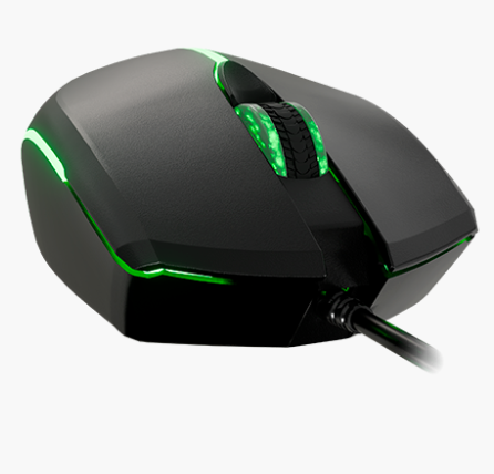 Mouse Xtech - XTM-218 Cableado USB - Negro - 4 botones - Light 2400 dpi