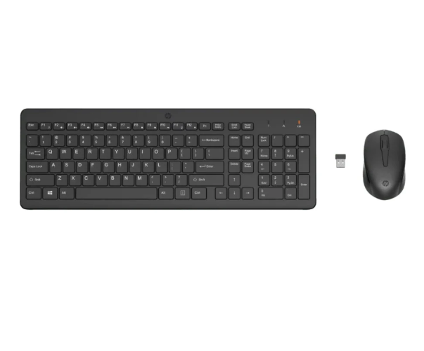 HP - Kit Teclado y Mouse Inalámbrico en Español - Wireless - USB - All black