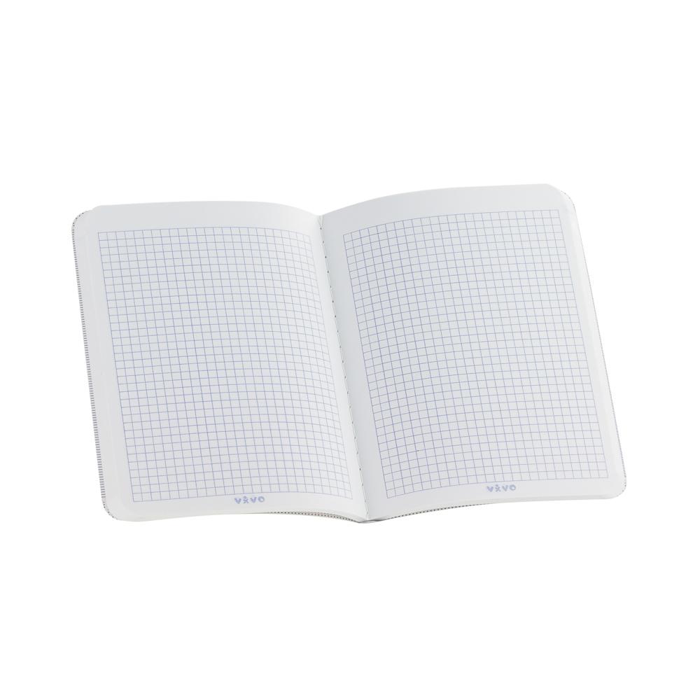 CUADERNO COSIDO VIVO 100H PEQUEÑO 239966 CUADROS
