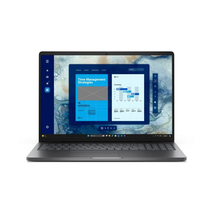 Laptop Dell Pro 16 PC16250 Core Ultra 5 225U 16GB RAM + 512GB SSD, 16" WUXGA Win11 Pro Español Negro