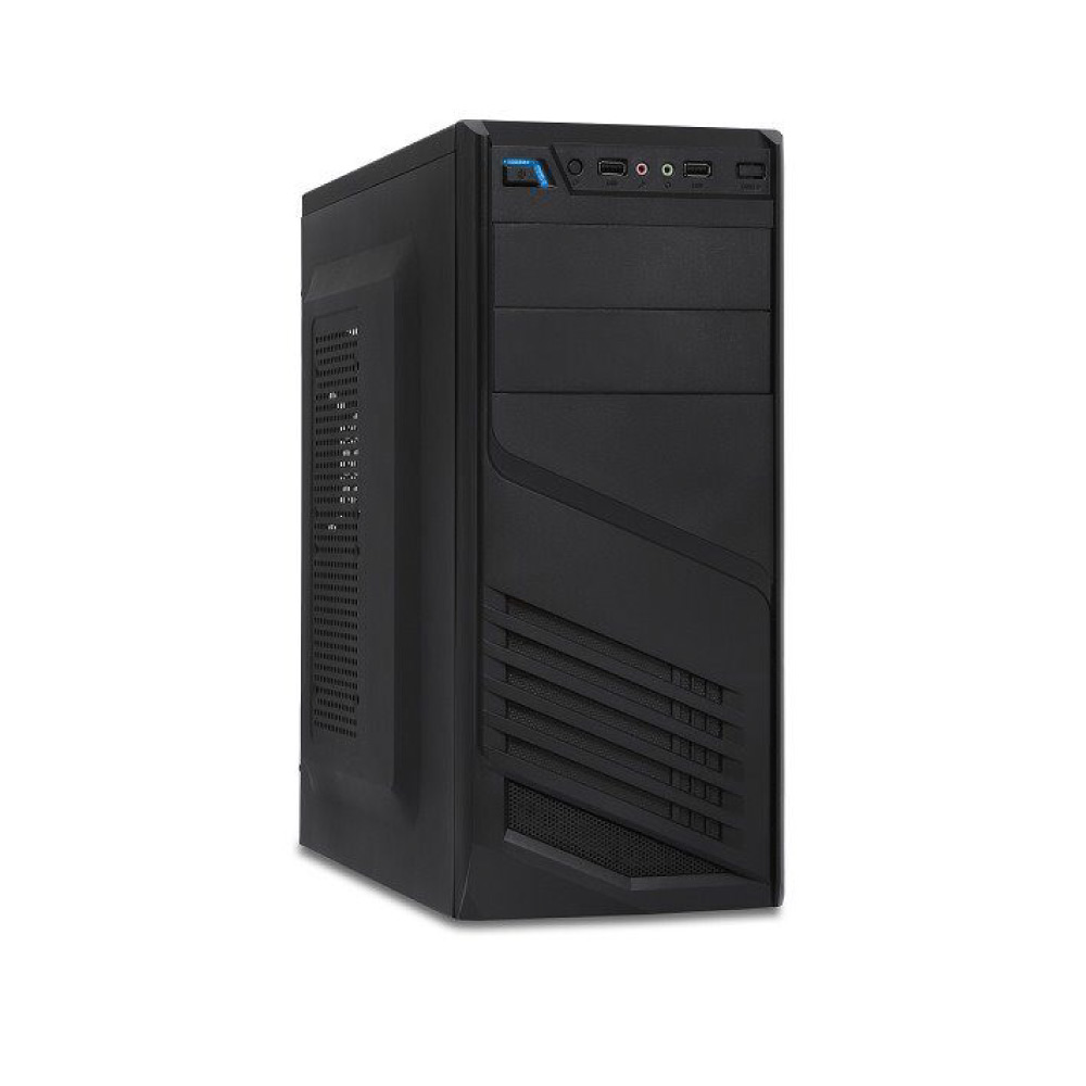 Case Media Torre Xtech de escritorio ATX Chasis ATX con unidad de fuente de alimentación 600W ps Color negro
