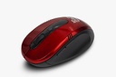 Mouse Klip Xtreme KMW-330 Inalámbrico Conector USB Ergonómico Rojo Vector
