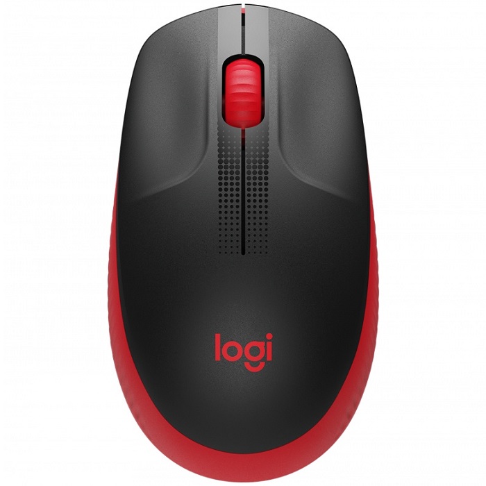 Mouse Logitech M190 inalámbrico Óptico 1000 dpi Color Rojo