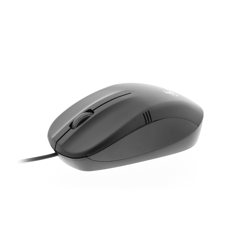 Mouse Xtech  USB - Wired - All Negro  - 3D 3-button XTM-205