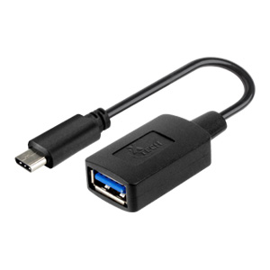 Cable Adaptador Xtech XTC-515 -  USB - USB-C (M ) reversible a USB Tipo A (H) - USB 3.0 - 11.9 cm - negro
